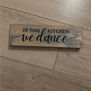 Wooden Kitchen Sign Decor